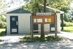 Event buletin board and washrooms