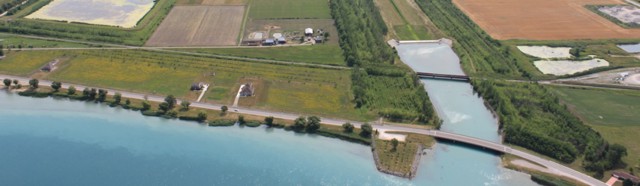 Mouth of the Darcy McKeough Floodway Channel