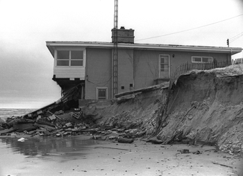 House Eroded by Lake Huron 1973