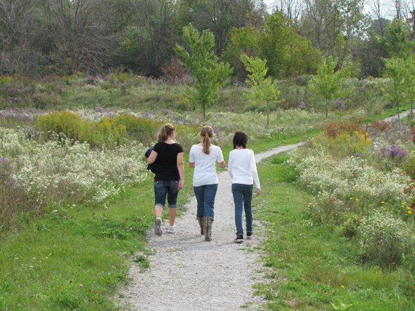 Suncor Nature Way Kids Playing at Suncor Nature Way