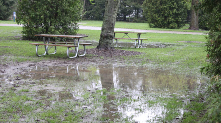 campsites underwater