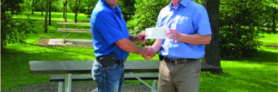 Bonduelle Cheque Presentation