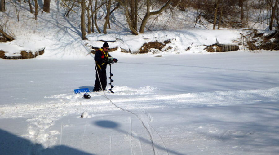 monitoring ice cover on the Sydenham River