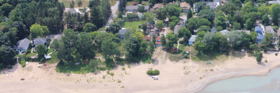 shorline photo showing dynmamic beach