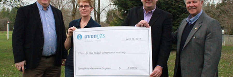 Union Gas Donates $5K to St. Clair Region Conservation Authority