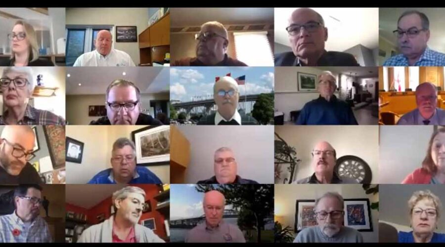 SCRCA Board Members meet using Zoom