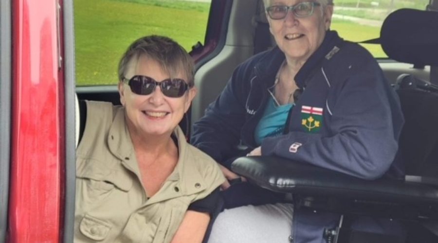 Marilyn Buttery and Lynne Lawrence