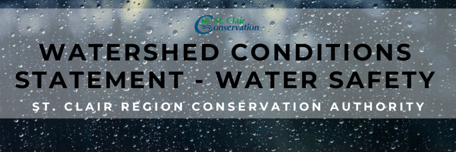 Water Conditions Statement - Water Safety banner
